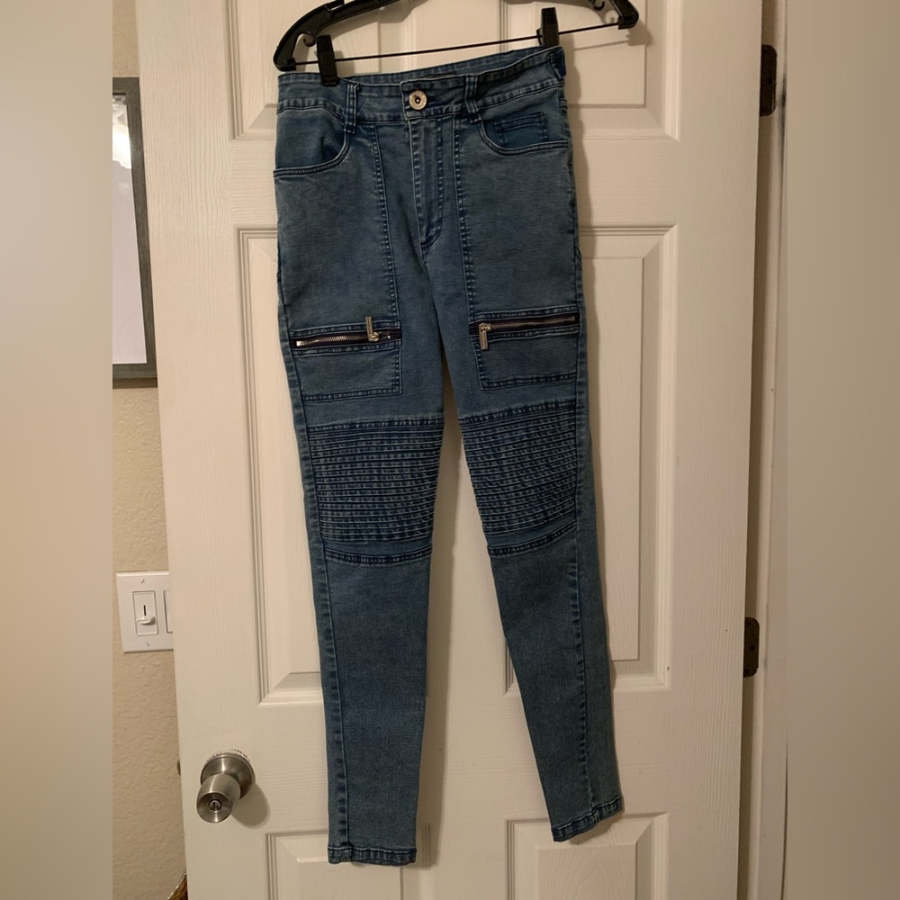 Maniere de Voir Jeans Ribber Biker Jeans